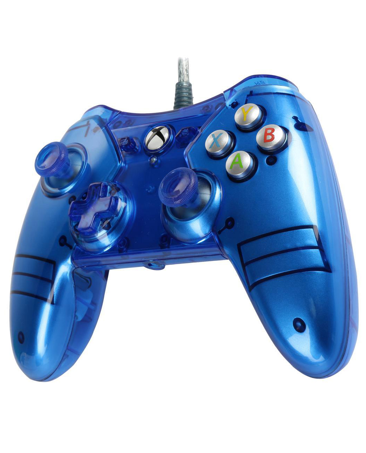 CONTROL XBOX ONE ALAMBRICO POWER A LIQUID METAL AZUL - Image 3
