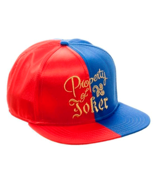 GORRA SNAPBACK HARLEY QUINN PROPERTY OF THE JOKER AZUL Y ROJA - Image 2