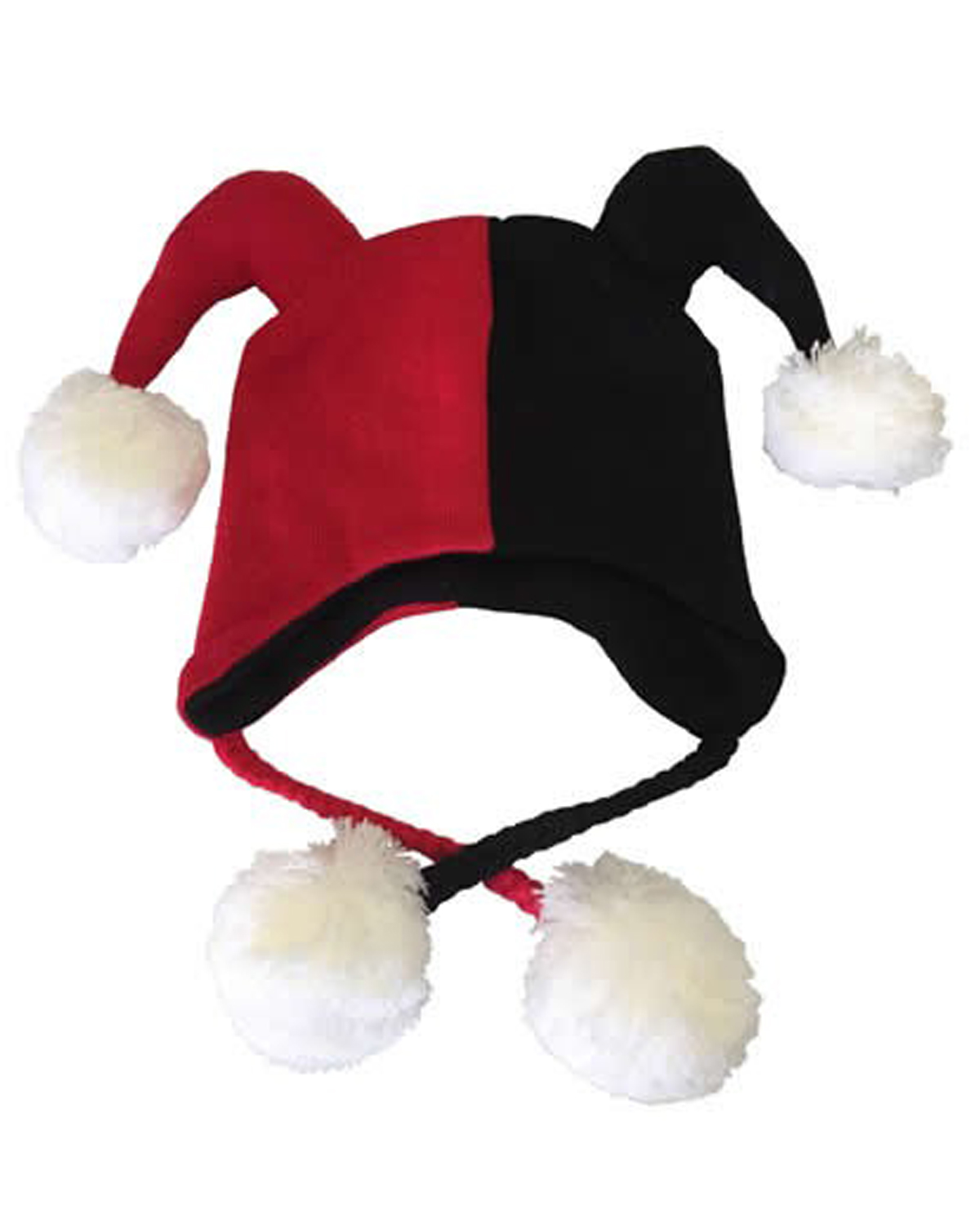 GORRO LAPLANDER HARLEY QUINN ROJO Y NEGRO