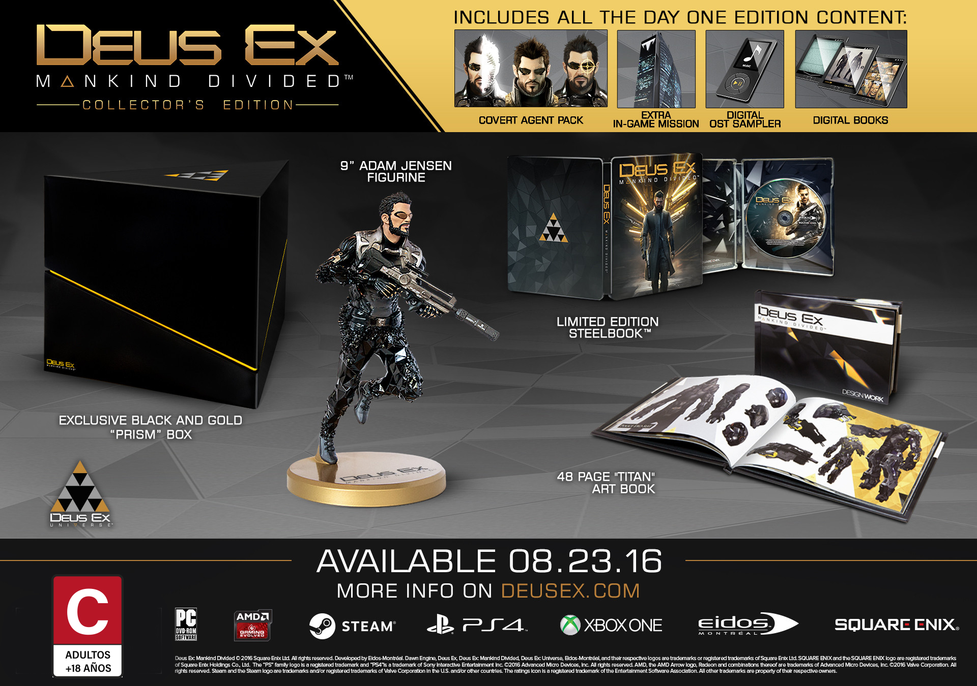 DEUS EX MANKIND DIVIDED COLLECTORS EDITION - Image 2