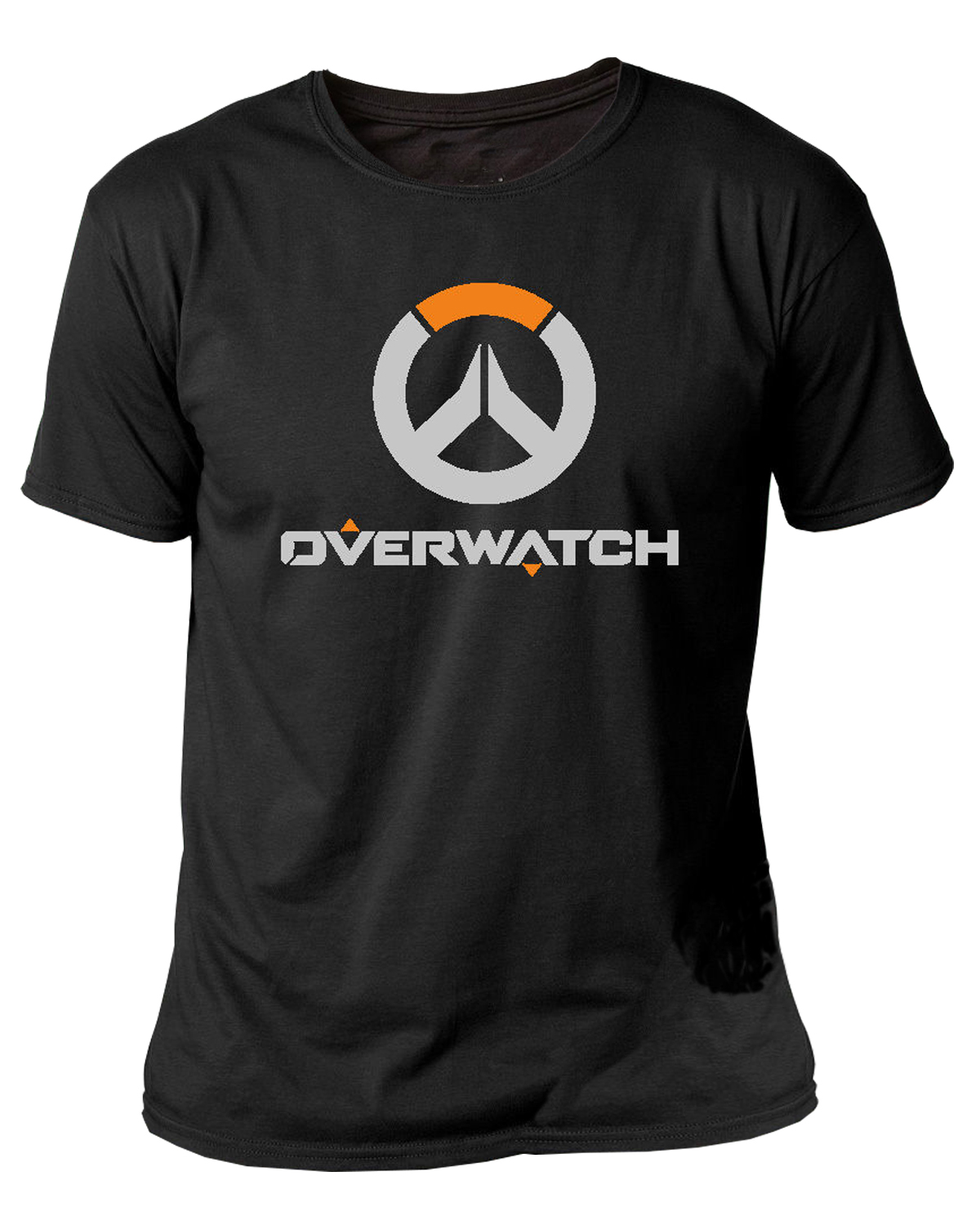 PLAYERA OVERWATCH LOGO NEGRA CHICA