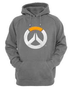 SUDADERA OVERWATCH LOGO GRIS GRANDE