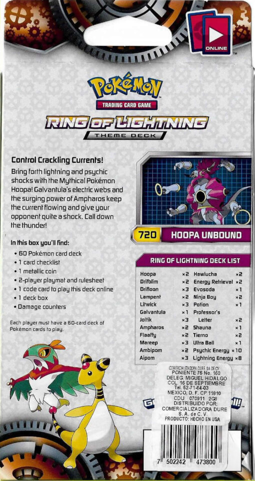 DECK POKEMON TRADING CARD GAME XY STEAM SIEGE HOOPA - Image 3