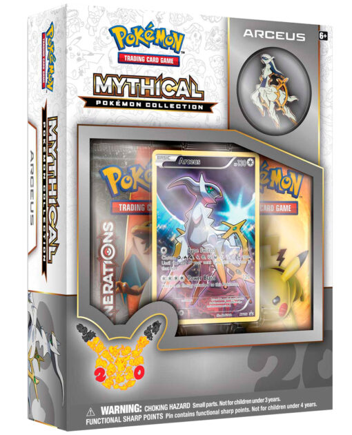 CAJA POKEMON TRADING CARD GAME MYTHICAL COLLECTION ARCEUS