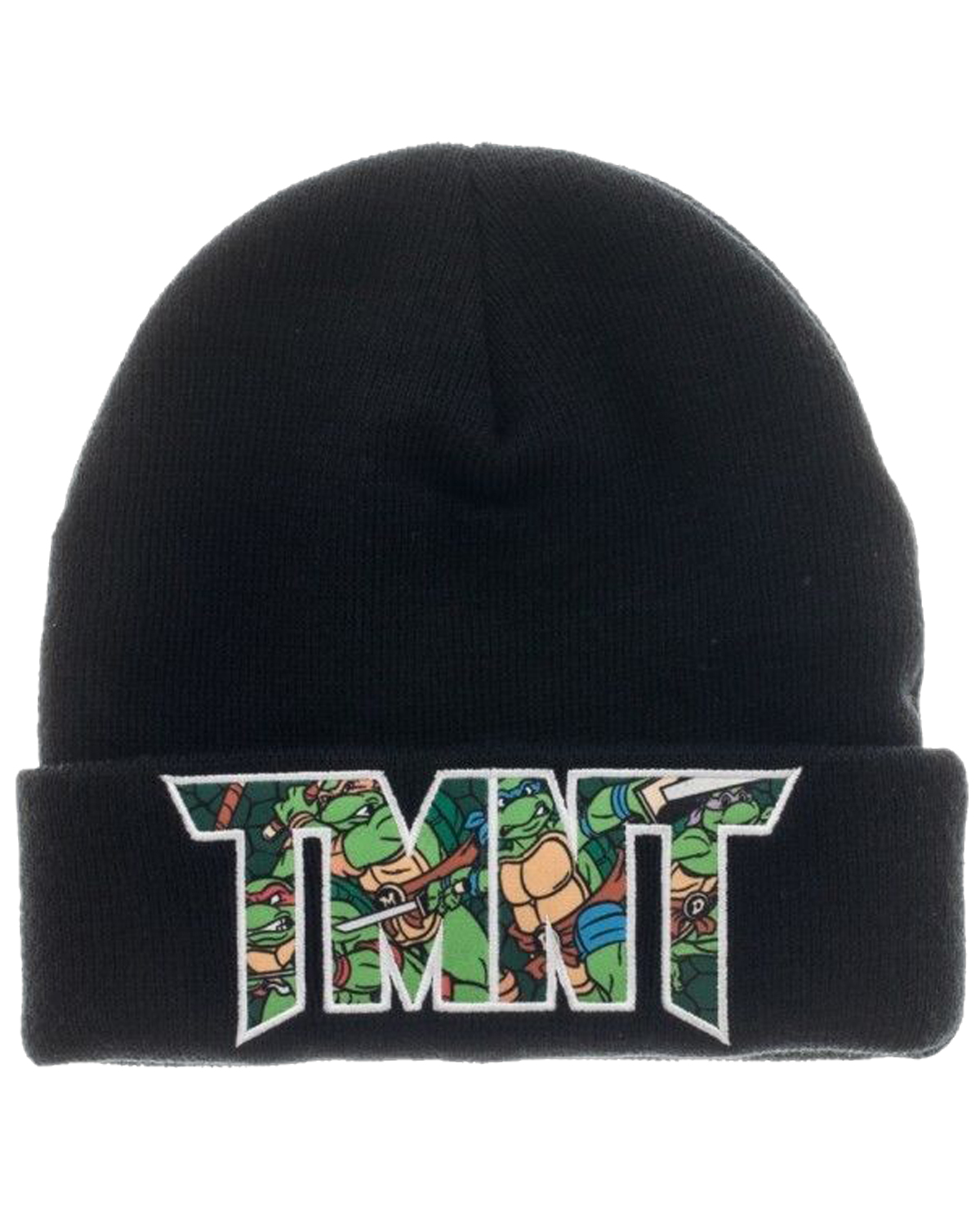 GORRO BEANIE TORTUGAS NINJA LOGO NEGRO