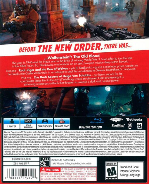 WOLFENSTEIN THE OLD BLOOD - Image 2