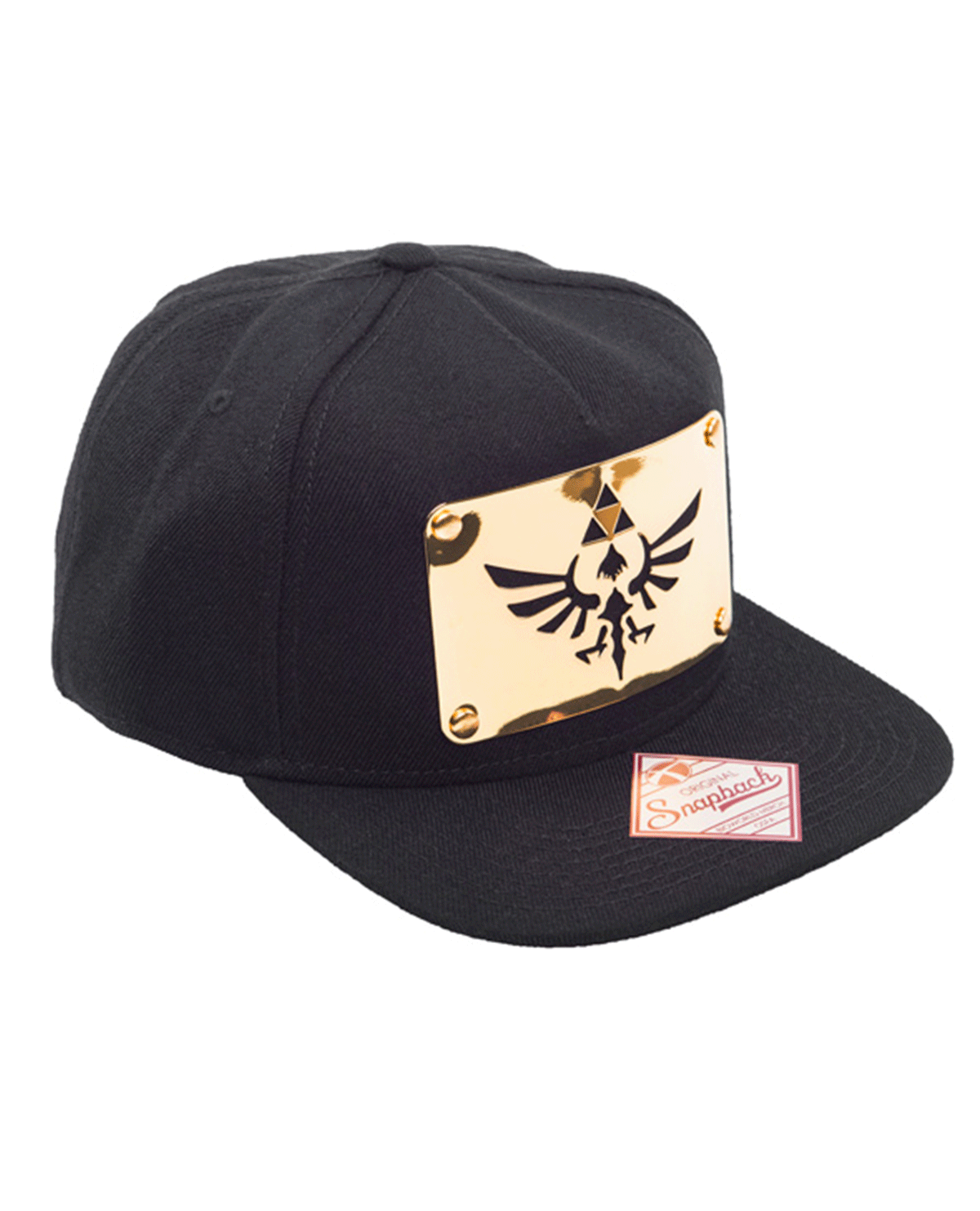 GORRA SNAPBACK THE LEGEND OF ZELDA LOGO METALICO NEGRA - Image 3