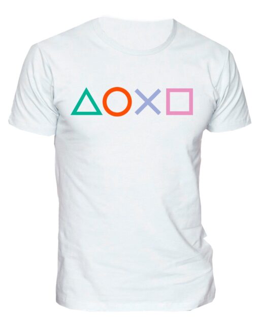 PLAYERA PLAYSTATION AOXO BLANCA CHICA