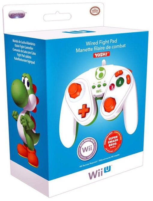 CONTROL WII U ALAMBRICO PDP YOSHI BLANCO - Image 2