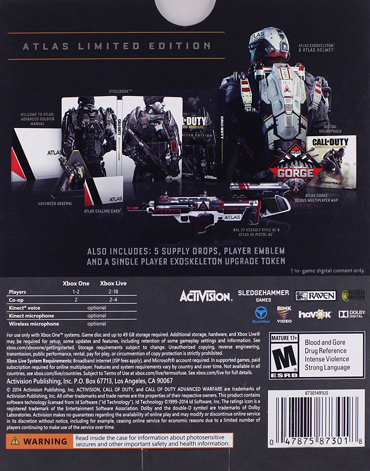 CALL OF DUTY ADVANCED WARFARE ATLAS PRO EDITION - Image 2