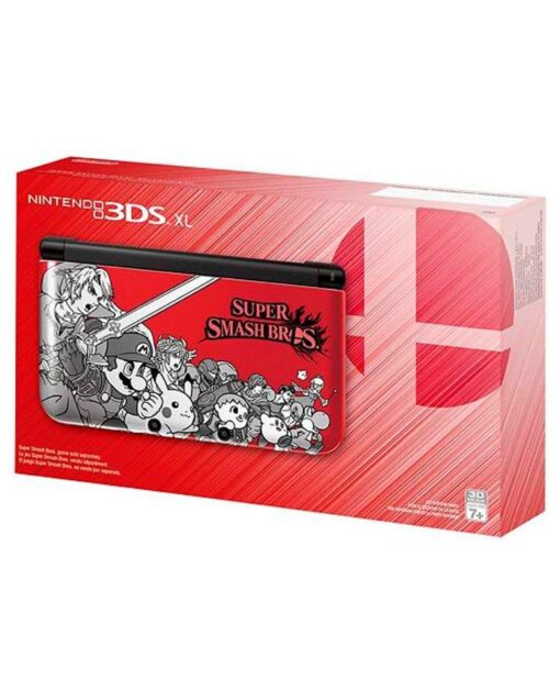 CONSOLA NINTENDO 3DS XL ROJO SUPER SMASH BROS EDICION LIMITADA