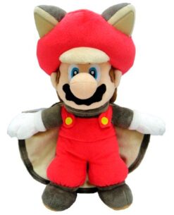 PELUCHE MARIO BROS CON TRAJE DE ARDILLA 36 CM