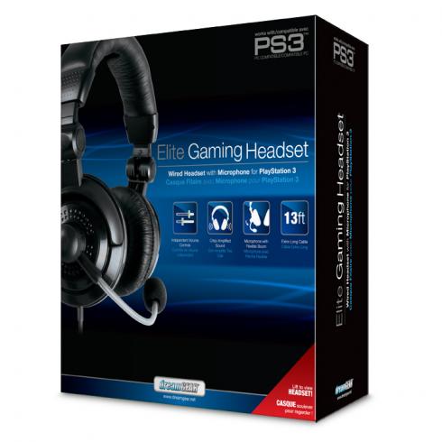 HEADSET PLAYSTATION 3 DREAMGEAR ELITE GAMING NEGRO
