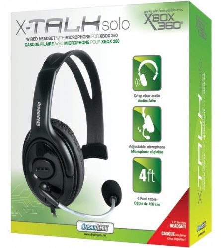 HEADSET XBOX 360 DREAMGEAR X TALK WIRED NEGRO