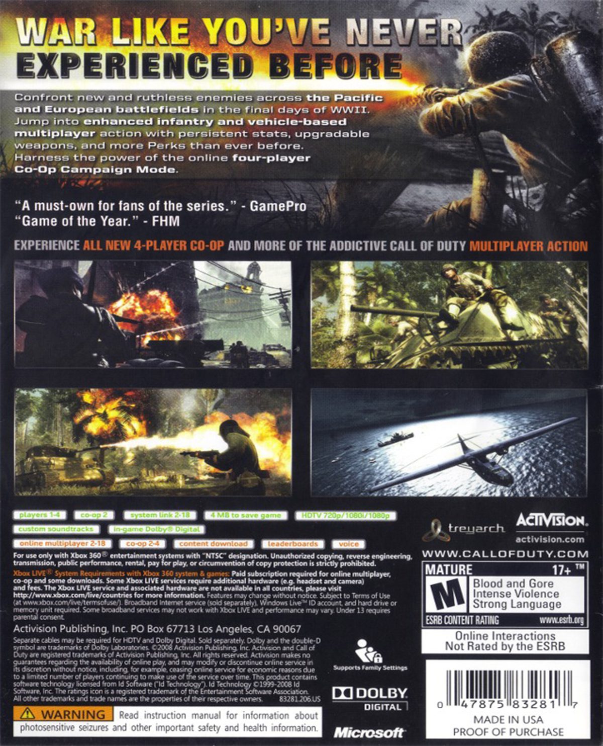 CALL OF DUTY WORLD AT WAR GH - Image 2