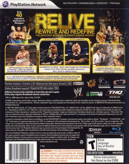 WWE LEGENDS WRESTLEMANIA - Image 2