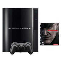CONSOLA PLAYSTATION 3 NEGRO 80GB CON METAL GEAR SOLID 4 GUNS OF THE PATRIOTS