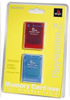 MEMORY CARD RED & BLUE