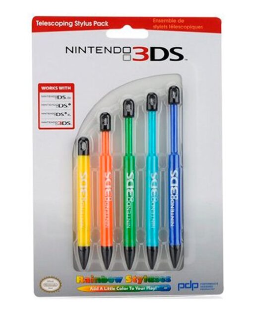 3DS RAINBOW STYLUS PACK - Image 2