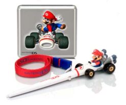 ESTUCHE RIGIDO DS MARIO KART MARIO GRIS