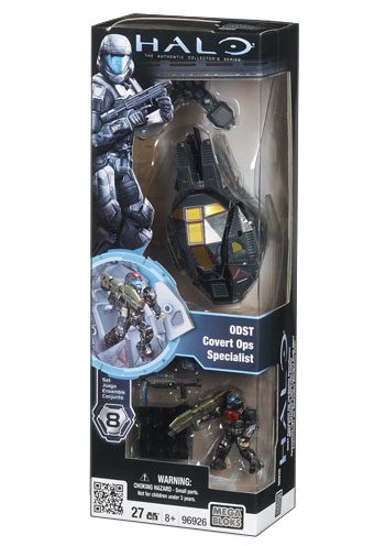 SET DE FIGURAS HALO ODST DROP POD