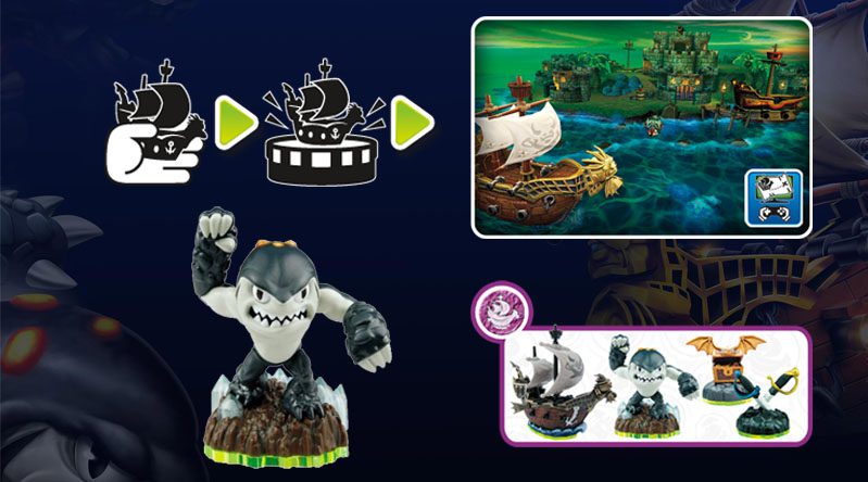 SKYLANDERS SPYROS ADVENTURE PIRATE SEAS ADVENTURE PACK - Image 3