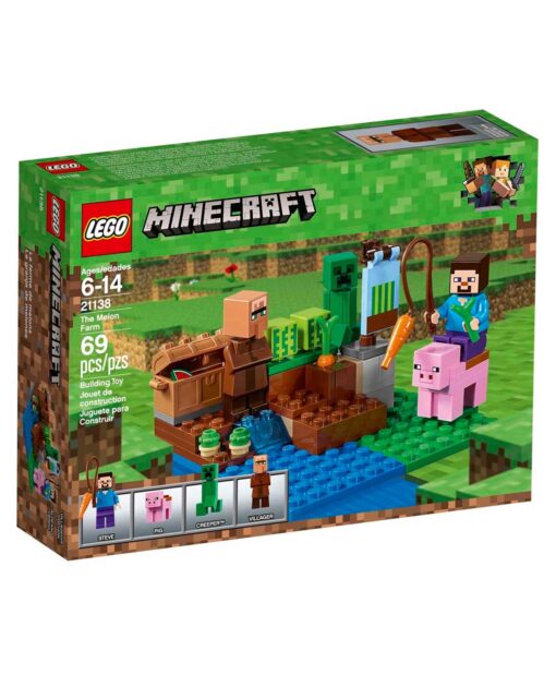SET DE FIGURAS LEGO MINECRAFT THE MELON FARM - Image 2