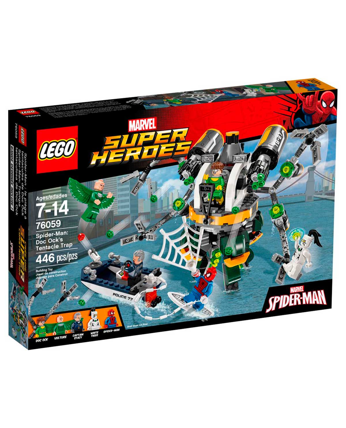 LEGO MARVEL SUPERHEROES SPIDERMAN DOC OCKS TENTACLE TRAP - Image 2