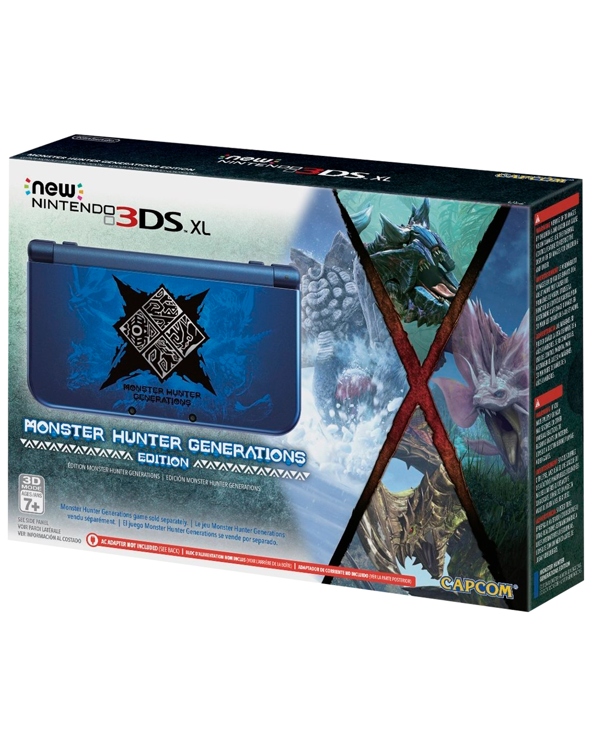 CONSOLA NEW NINTENDO 3DS XL MONSTER HUNTER GENERATIONS EDICION LIMITADA