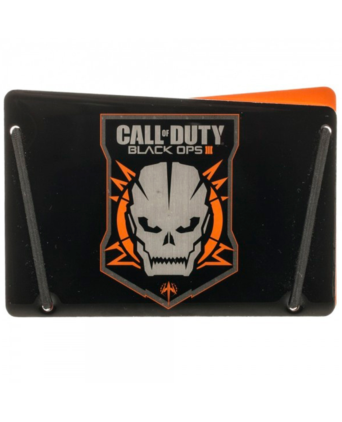 CARTERA METALICA CALL OF DUTY BLACK OPS III NEGRA