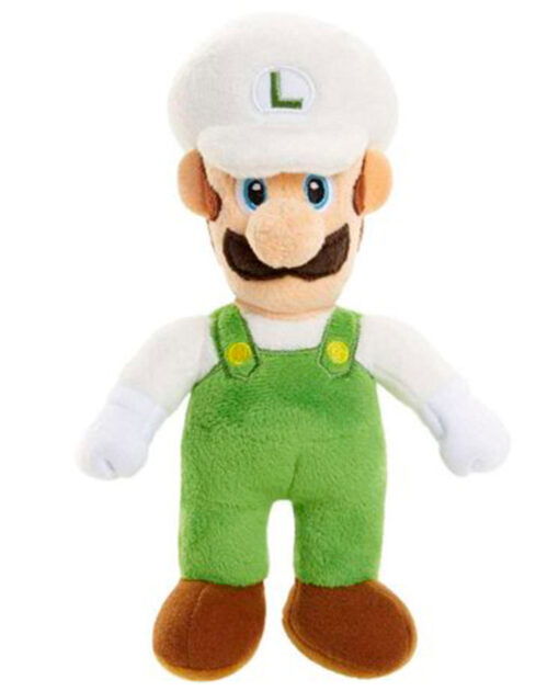 PELUCHE MARIO BROS LUIGI DE FUEGO 25 CM