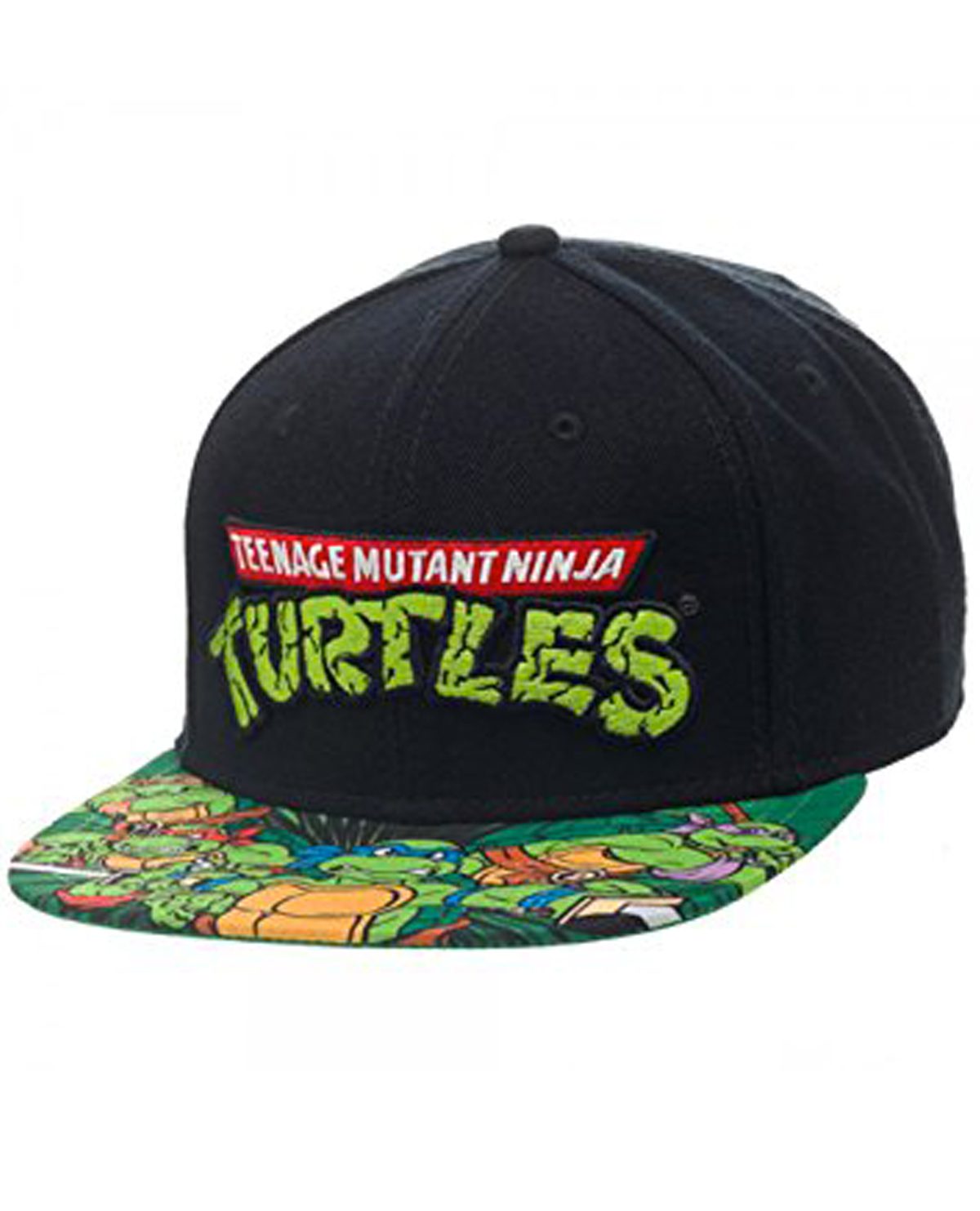 GORRA SNAPBACK TORTUGAS NINJA LOGO NEGRA - Image 2