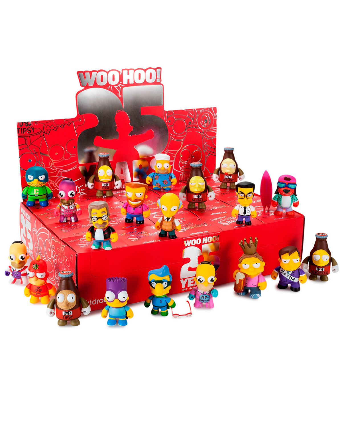THE SIMPSONS MINI FIGURES COLLECTION 25TH ANNIVERSARY