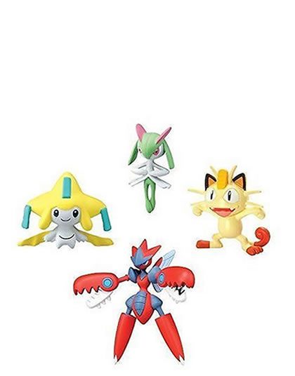 POKEMON XY4 FIGURE PACK MEGA SCIZOR JIRACHI MEOWTH KIRILA - Image 2