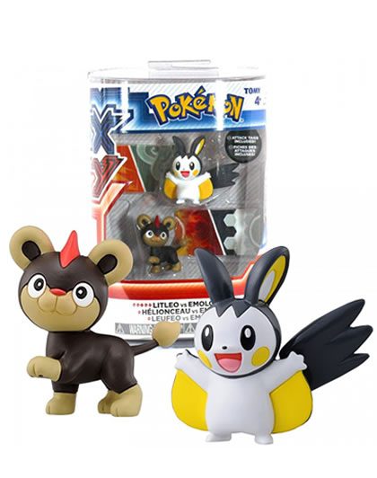 POKEMON XY 2 FIGURE PACK LITLEO VS EMOLGA - Image 3