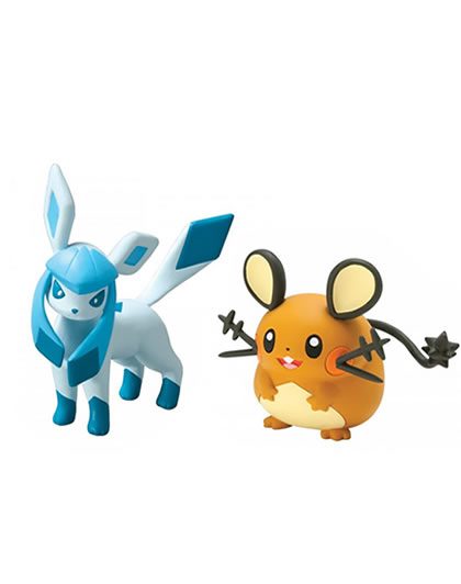 POKEMON XY 2 FIGURE PACK DEDENNE VS GLACEON - Image 2