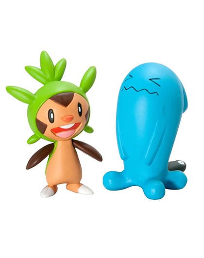 POKEMON XY 2 FIGURE PACK CHESPIN VS WOBBUFFET - Image 2