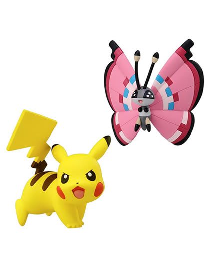 POKEMON XY 2 FIGURE PACK PIKACHU VS VIVILLON - Image 2