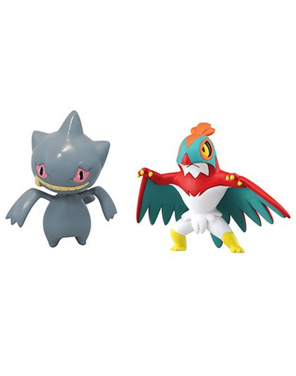 POKEMON XY 2 FIGURE PACK HAWLUCHA VS BANETTE - Image 2