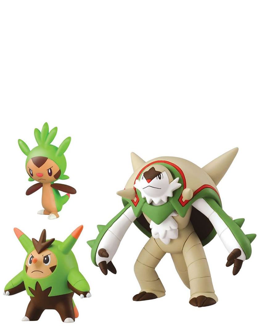 POKEMON XY 3 FIGURE PACK CHESNAUGHT - Image 3