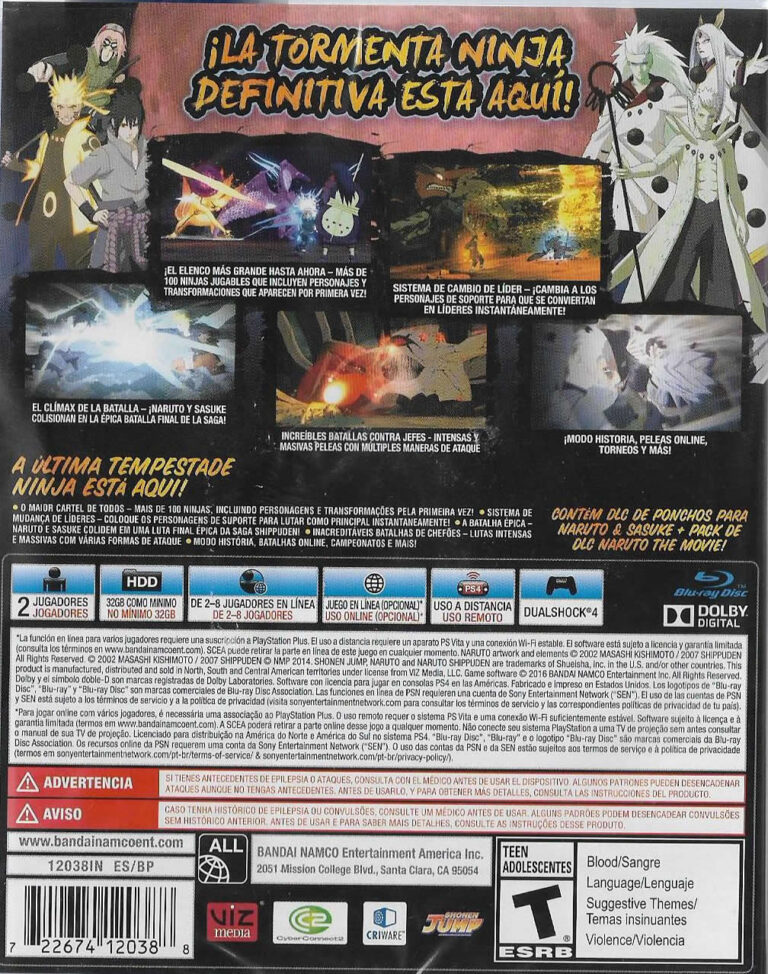 NARUTO SHIPPUDEN ULTIMATE NINJA STORM 4 – Gameplanet