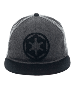 GORRA SNAPBACK STAR WARS LOGO IMPERIO GALACTICO GRIS