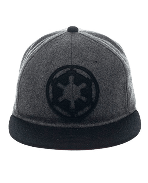 GORRA SNAPBACK STAR WARS LOGO IMPERIO GALACTICO GRIS