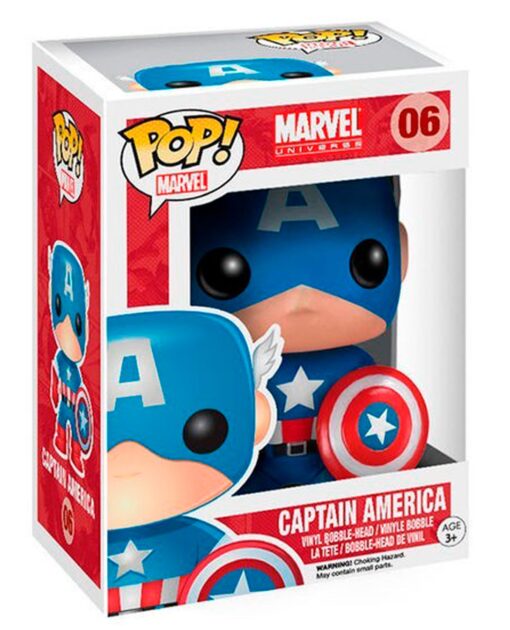 FIGURA POP MARVEL CAPTAIN AMERICA - Image 2