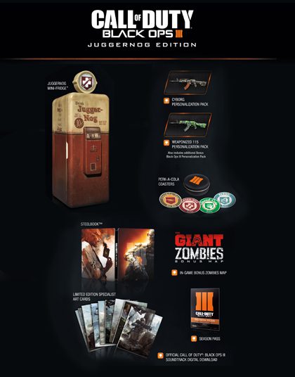 Call Of Duty Black Ops 3 Juggernog Kühlschrank CALL OF DUTY BLACK OPS III JUGGERNOG EDITION – Gameplanet