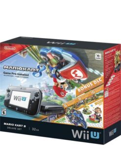CONSOLA NINTENDO WII U NEGRO PAQUETE DELUXE MARIO KART 8