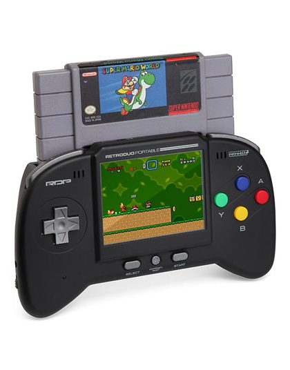 CONSOLA RETRO-BIT RETRODUO PORTABLE V2.0 NEGRO