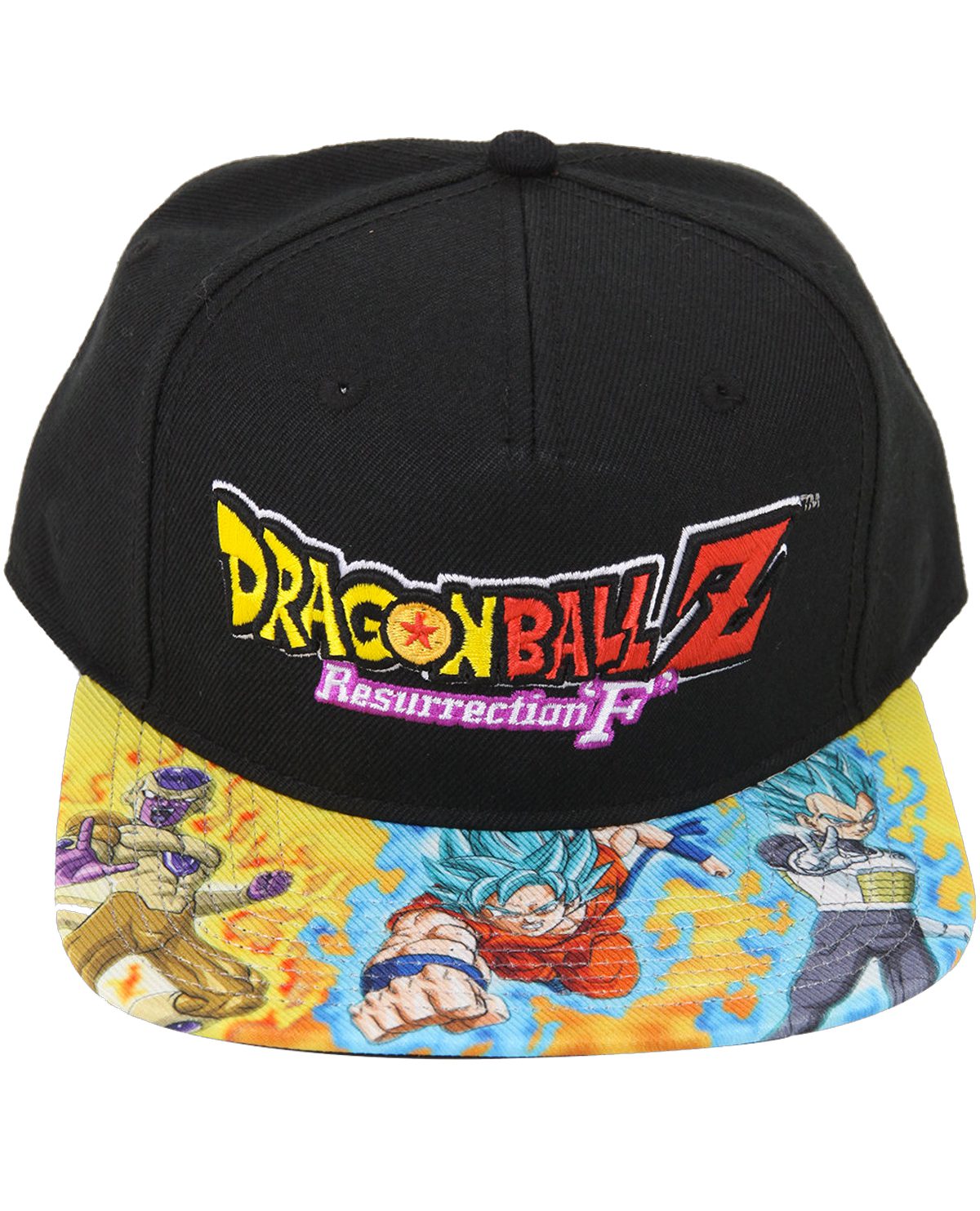 GORRA SNAPBACK DRAGON BALL Z LA RESURRECCION DE FREEZER NEGRA