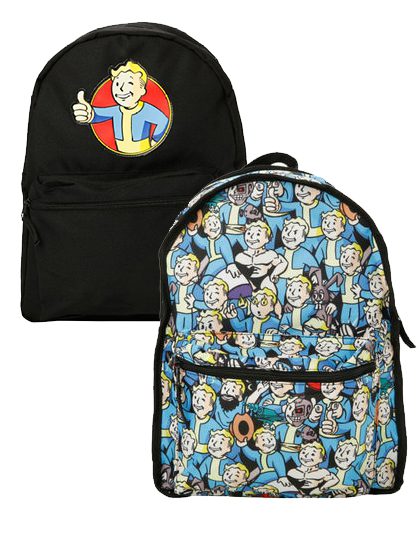 MOCHILA REVERSIBLE FALLOUT VAULT BOY