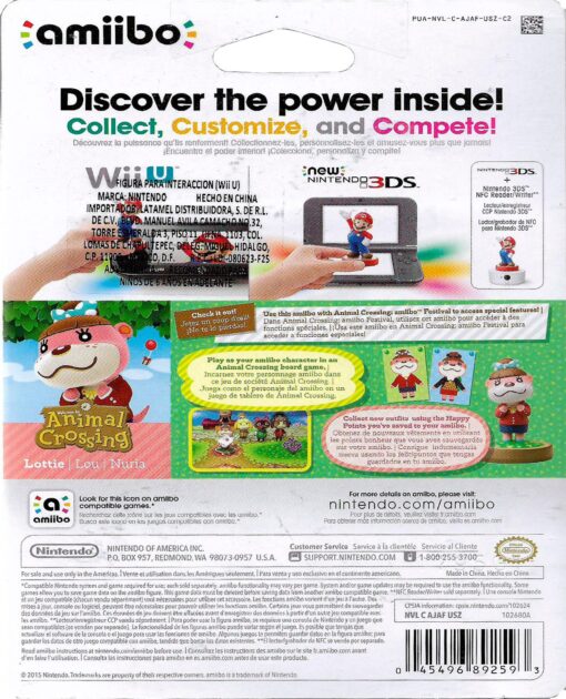 AMIIBO ANIMAL CROSSING LOTTIE - Image 3